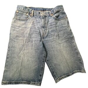 Levi's 569 Loose Fit Jorts Men's W34 Blue Denim Shorts Baggy Skater Y2K Cotton‎